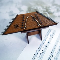 تصویر ماکت دکوری چوبی طرح سنتور 