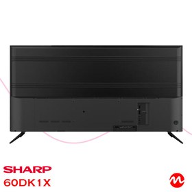 تصویر تلویزیون اندرویدی 60 اینچ 4K شارپ مدل 4T-C60DK1X 