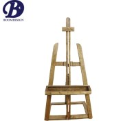 تصویر سه پایه نقاشی رومیزی قهوه‌ای 