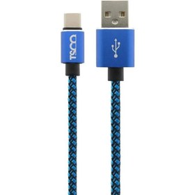 تصویر کابل شارژ و دیتای 1 متر، تایپ سی،تسکو tc c170 