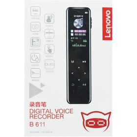 تصویر رکوردر خبرنگاری لنوو Lenovo B611 8GB Lenovo B611 Digital Voice Recorder 8GB