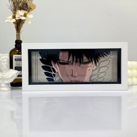 تصویر تابلو لایت باکس انیمه ای اتک | Attack on Titan Light Box 