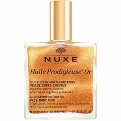 تصویر روغن صورت،بدن و مو شاین دار نوکس سری پردی ژیوز اصل اروپایی 50گرم NUXE Huile Prodigieuse HUILE SECHE MULTI_FUNCTION VISAGE,CORPS,CHEVEUX 