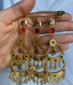 تصویر سنجاق ترکی مهر و ماه 