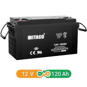 تصویر باتری یو پی اس120 آمپرساعت هیتاکو (Hitaco) 12 ولت 