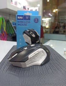 تصویر ماوس بی سیم گیمینگ BUKU مدل Q۸ - مشکی سفید BUKU Q8 wireless gaming mouse