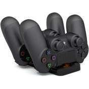 تصویر پایه شارژ دسته بازی پلی استیشن 4 Dobe TP4-002 مشکی لوازم جانبی کنسول بازی مشکی متفرقه | Other Brand پایه شارژ دسته بازی پلی استیشن 4 Dobe TP4-002