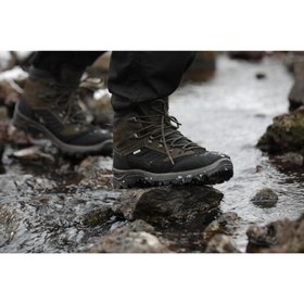 تصویر کفش ضدآب شکار سولوگناک - پوتین (پیش خرید) Solognac Waterproof Boots - Hunting and Nature Observation - Khaki - Crosshunt 300 