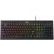 تصویر کیبورد گیمینگ ردراگون مدل Redragon Aditya K513 RGB Redragon Aditya K513 RGB Membrane Gaming Keyboard