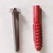 تصویر پیچ و رول پلاک 65 سانتی استیل 304 کد 454 