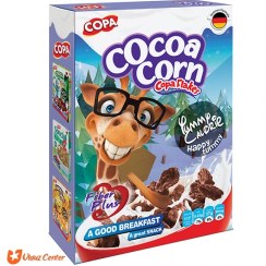 تصویر غلات صبحانه کاکائویی بر پایه ذرت کوپا 250 گرمی Copa Breakfast Cereal Cocoa with Corn Base 250g