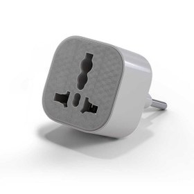 تصویر تبدیل دیواری کینگ استار مدل KW170 پک 18 عدد اصلی King Star KW170 Universal Power Plug Adapter