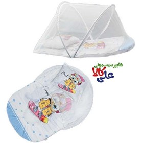 تصویر پشه بند تشک دار طرح جغد اسکیت تیک مک 