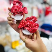 تصویر صندل نوزادی طرح پاپیون خز دار 