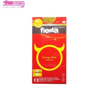 تصویر کاندوم انرژی دیلی فیستا 12عددی Energy delay condoms fiesta 12pcs