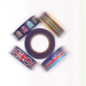 تصویر چسب نواری فانتزی طرح‌دار 