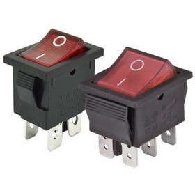 تصویر کلید راکر دو حالته چراغدار 