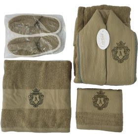 تصویر سرویس حوله ۱۰ تکه گلدوزی شده Cartier 