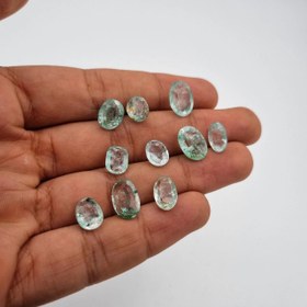 تصویر پک ۱۰ عدد توپاز سبز 