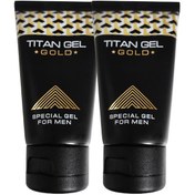 تصویر پک دو عددی ژل تیتان طلایی اورجینال تاریخ بروز 2027 