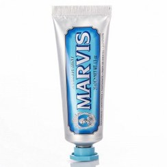 تصویر خمیر دندان ماریوس نعنا دریایی ۲۵ میل جعبه دار Marvis Aquatic Mint Toothpaste 25ml