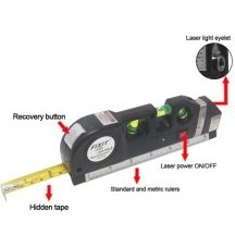 تصویر تراز لیزری و متر تک خط برند fixit مدل levelpro3 Laser level and single line meter of Fixit brand levelpro3 model