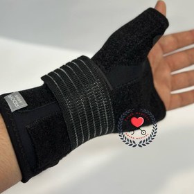 تصویر مچ شست بند دوطرفه نئوپرنی آدور Ador Neoprene Thumb Wrist Splint With Hard bar