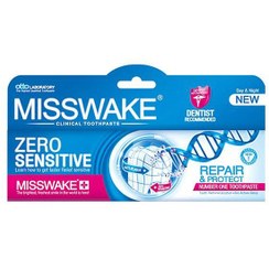 تصویر خمیر دندان میسویک (Misswake) مدل Zero Sensitive حجم 100 میلی‌ لیتر خمیردندان