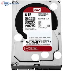 تصویر هارد دیسک اینترنال وسترن دیجیتال سری قرمز ظرفیت 6 ترابایت Western Digital Red Internal Hard Drive 6TB