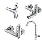 تصویر شیر توالت شیبه مدل ماهور Shibeh Wall Shower Mixer Faucet