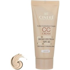 تصویر کرم پودر متعادل کننده رنگ پوست سینره 