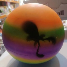 تصویر توپ سوزنی رنگی 