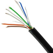 تصویر کابل مخابراتی CCA بیرون ساختمان (زمینی) 0.6×2×2 رویان Outdoor telecommunication cable CCA (ground) 2*2*0.6 Royan