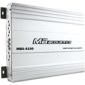 تصویر آمپلی فایر ام بی آکوستیک مدل MBA-6100 ا MB Acoustics MBA-6100 Car Amplifier MB Acoustics MBA-6100 Car Amplifier