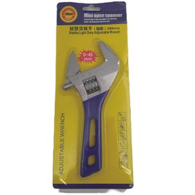 تصویر آچار فرانسه دسته کوتاه 8 اینچ آچار فرانسه متفرقه | Other Brand مدل mini open spanner 200 mm مجموعه یک عددی