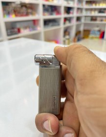 تصویر فندک فلزی LIGHTER - نقره ای 