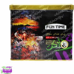 تصویر چای سیاه طلای سیلان ۵۰۰ گرم جعبه فلزی فان تایم – fun time 