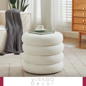 تصویر پاف تدی دایره مدل آرامش 