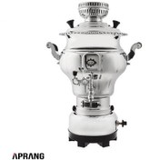 تصویر سماور گازسوز عالی نسب مدل نقشینه Alinassab Naghshineh Gaslight Samovar 6 Liter