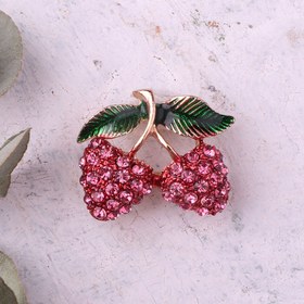 تصویر سنجاق سینه گیلاس 