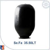 تصویر تیوپ منبع تحت فشار 35-50 لیتری دهانه 80 ته بسته ایتالیایی سفا se.fa 