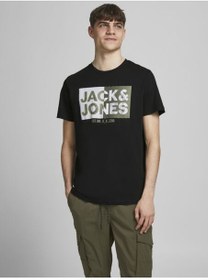 تصویر تی شرت آستین کوتاه مردانه جک اند جونز ا jack & jones | 12190145 jack & jones | 12190145
