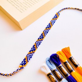 تصویر دستبند بافت آبیار 