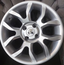تصویر رینگ فابریک سایز۱۶ (۱۰۸×۴) نقره‌ای دنا پلاس اروند ا Original wheel size 16"(4×108) Silver Dena + Original wheel size 16"(4×108) Silver Dena +