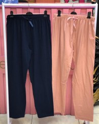 تصویر شلوار ساده مرغکی - گلبهی 