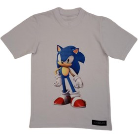 تصویر تی شرت پسرانه مدل سونیک کد KMT-030501 KIKEMO t-shirt for Boy (Sonic) code KMT-030501