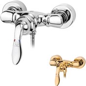 تصویر شیر توالت قهرمان مدل دریا سزار کروم 