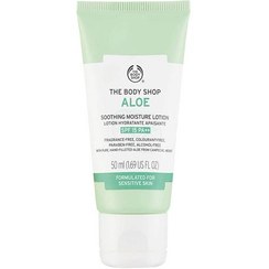 تصویر لوسیون بادی شاپ Aloe The Body Shop Aloe Soothing Moisture Lotion