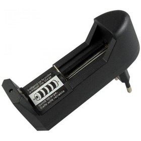 تصویر شارژر باتری لیتیوم یون تکی ۱۸۶۵۰ با قابلیت قطع خودکار ۲۲۰ ولت 