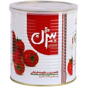 تصویر رب گوجه فرنگی بیژن وزن 800 گرمی بسته 12 عددی Bijan Tomato Paste - 800 gr Pack of 12 Pieces